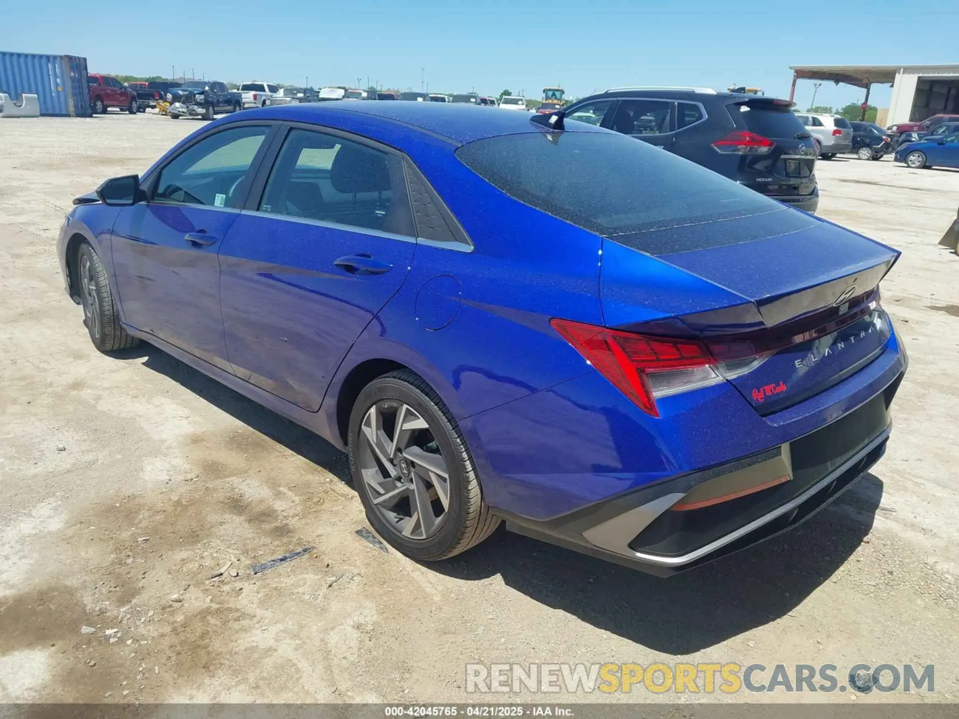 3 fotografías del automóvil dañado KMHLS4DG5RU724418 HYUNDAI ELANTRA 2024