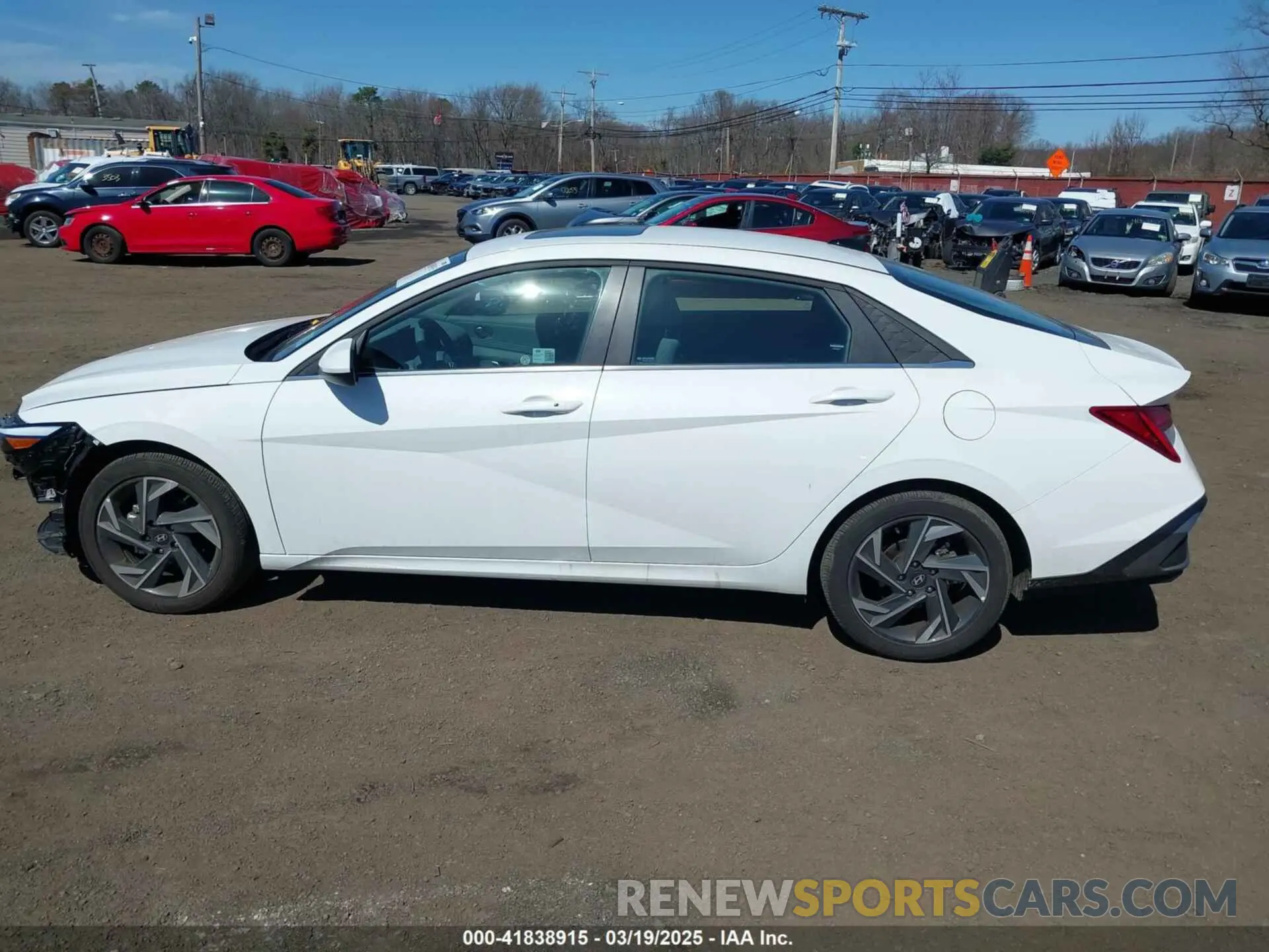 14 fotografías del automóvil dañado KMHLS4DG5RU764563 HYUNDAI ELANTRA 2024
