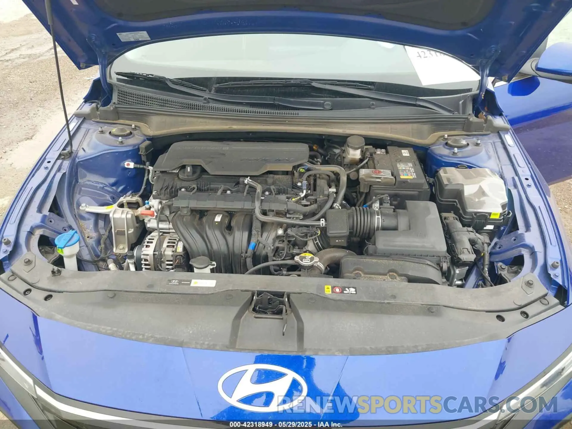 10 fotografías del automóvil dañado KMHLS4DG5RU824146 HYUNDAI ELANTRA 2024