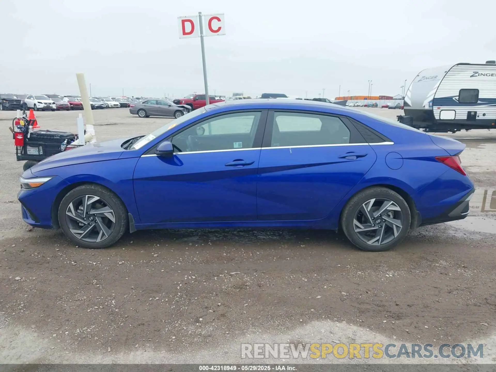 14 fotografías del automóvil dañado KMHLS4DG5RU824146 HYUNDAI ELANTRA 2024