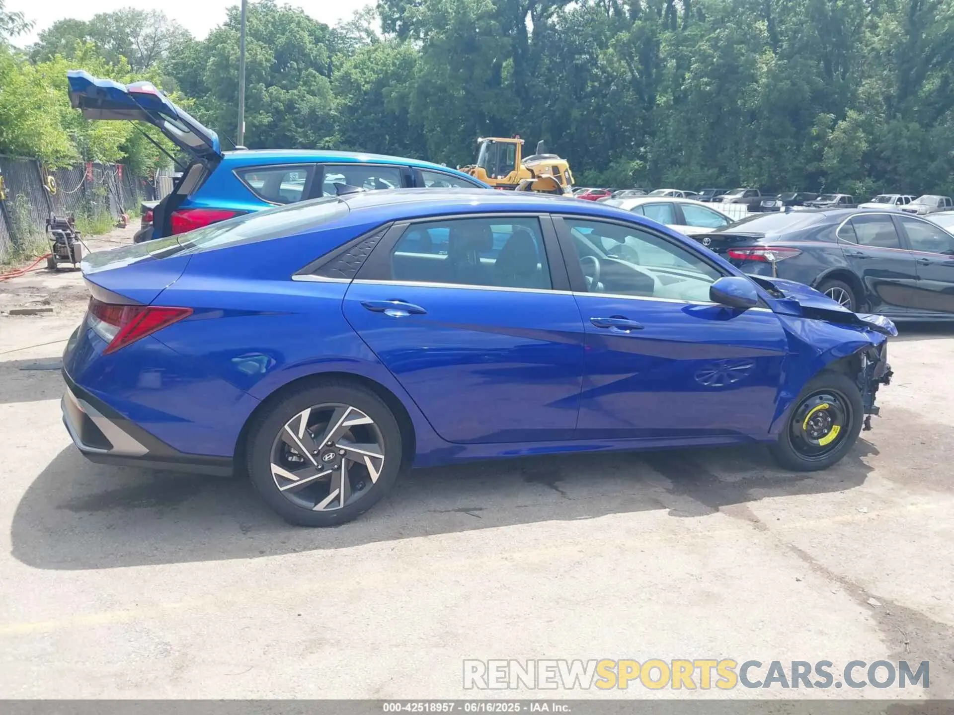 14 fotografías del automóvil dañado KMHLS4DG6RU701049 HYUNDAI ELANTRA 2024