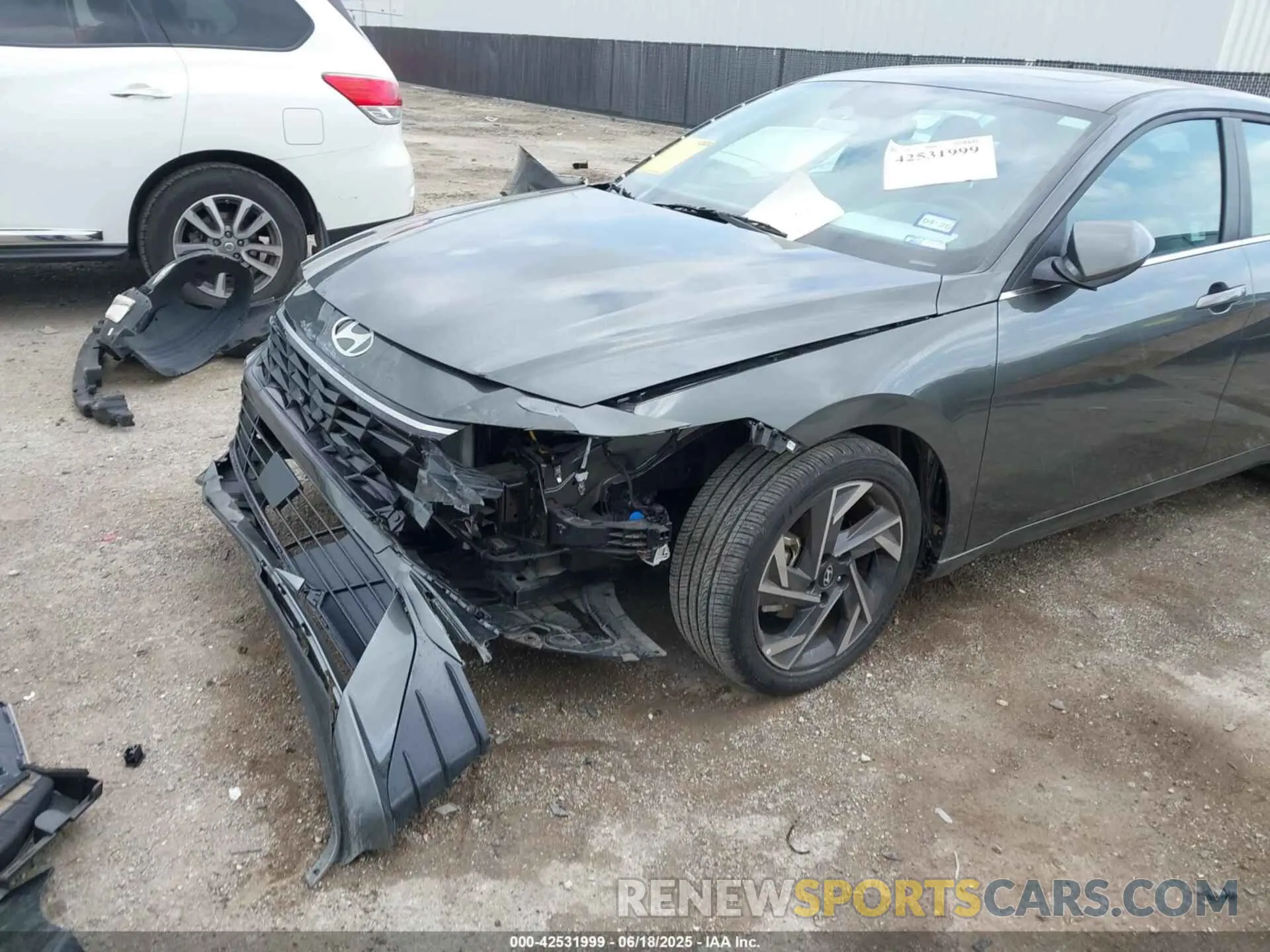 6 fotografías del automóvil dañado KMHLS4DG6RU745651 HYUNDAI ELANTRA 2024