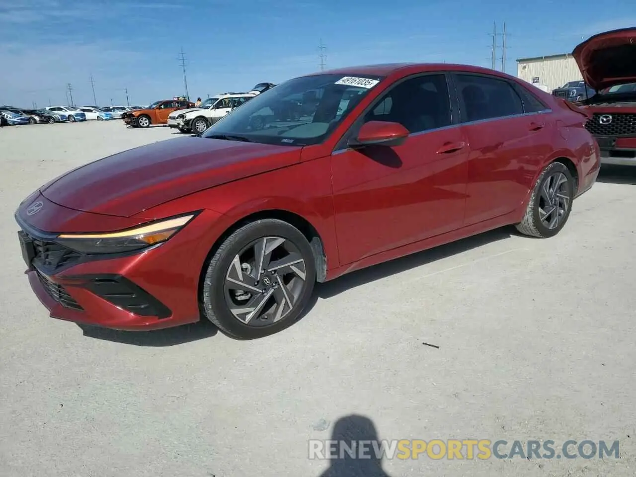1 fotografías del automóvil dañado KMHLS4DG6RU788418 HYUNDAI ELANTRA 2024