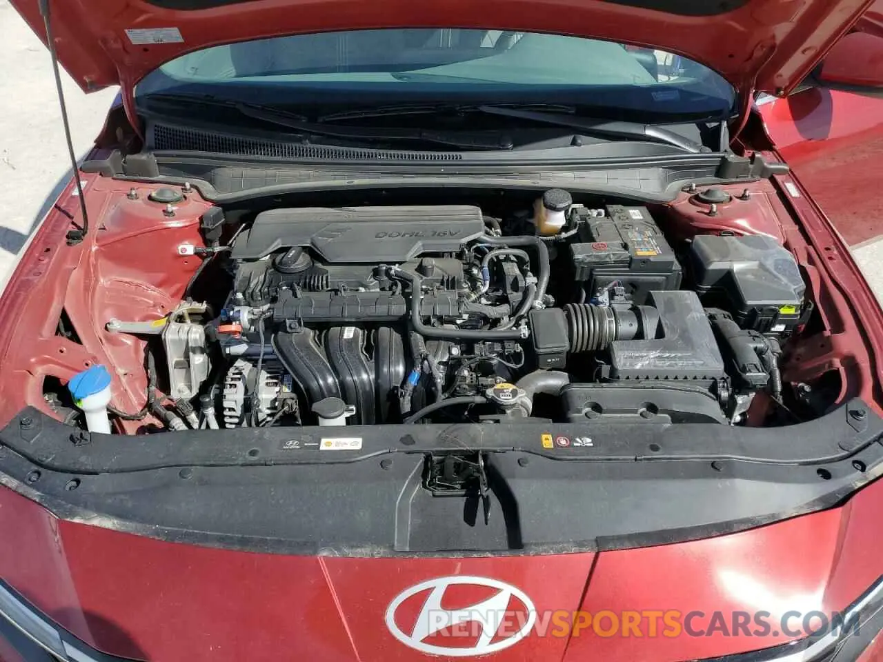12 fotografías del automóvil dañado KMHLS4DG6RU788418 HYUNDAI ELANTRA 2024