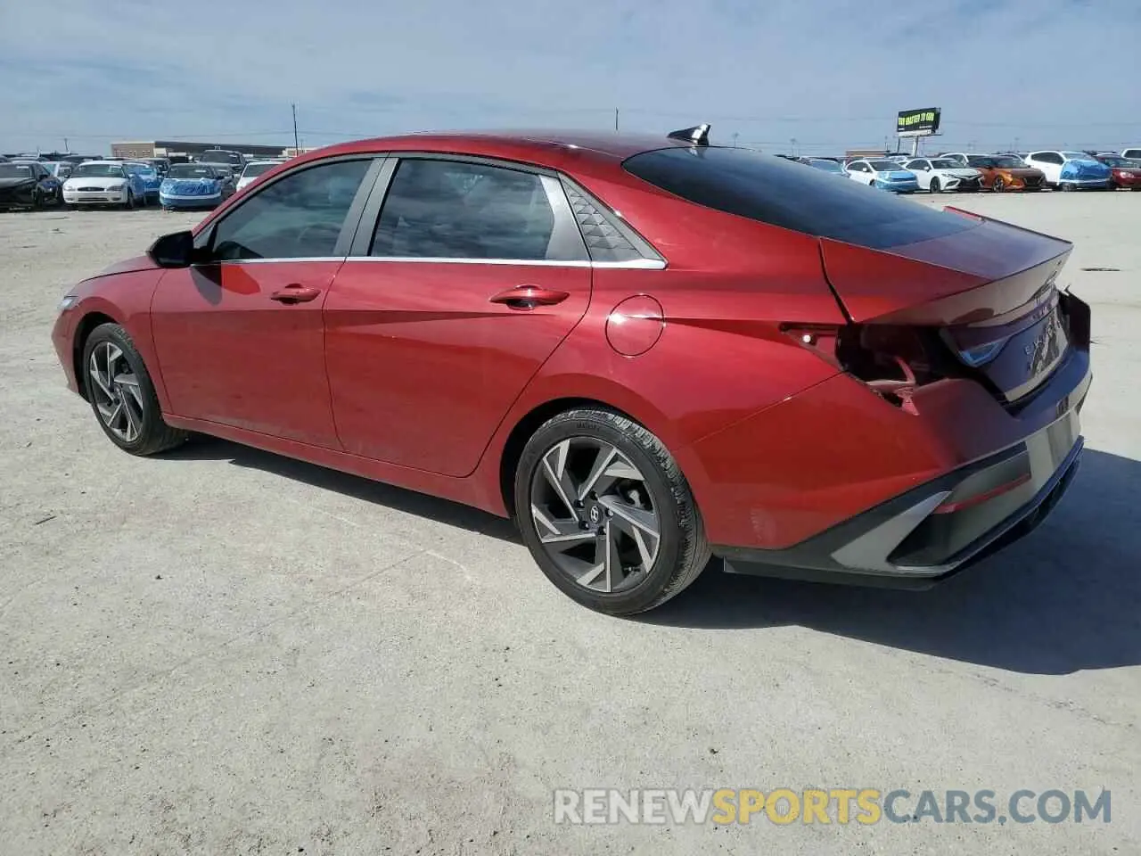 2 fotografías del automóvil dañado KMHLS4DG6RU788418 HYUNDAI ELANTRA 2024