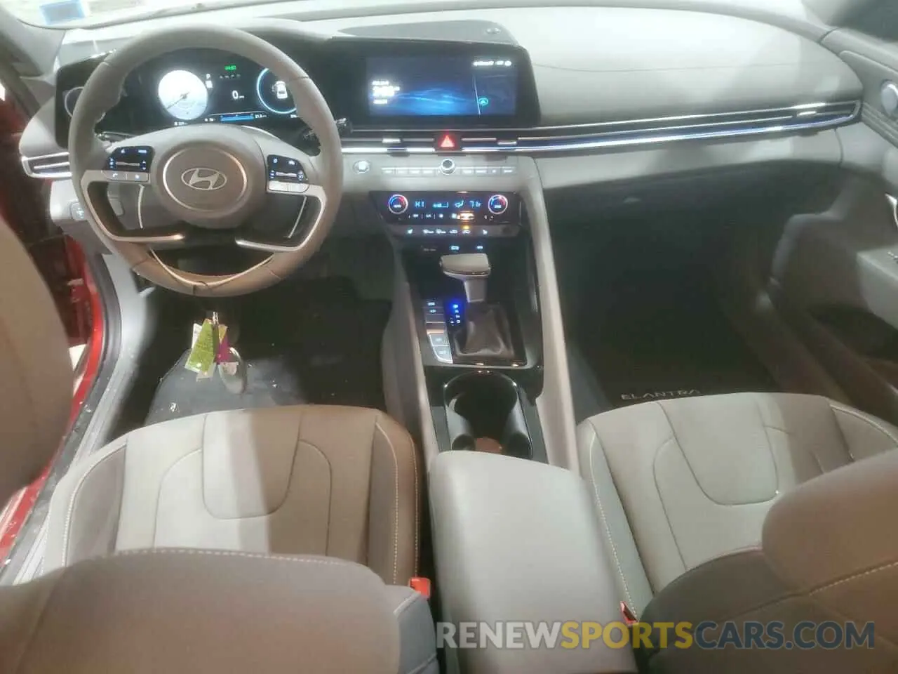 8 fotografías del automóvil dañado KMHLS4DG6RU841070 HYUNDAI ELANTRA 2024