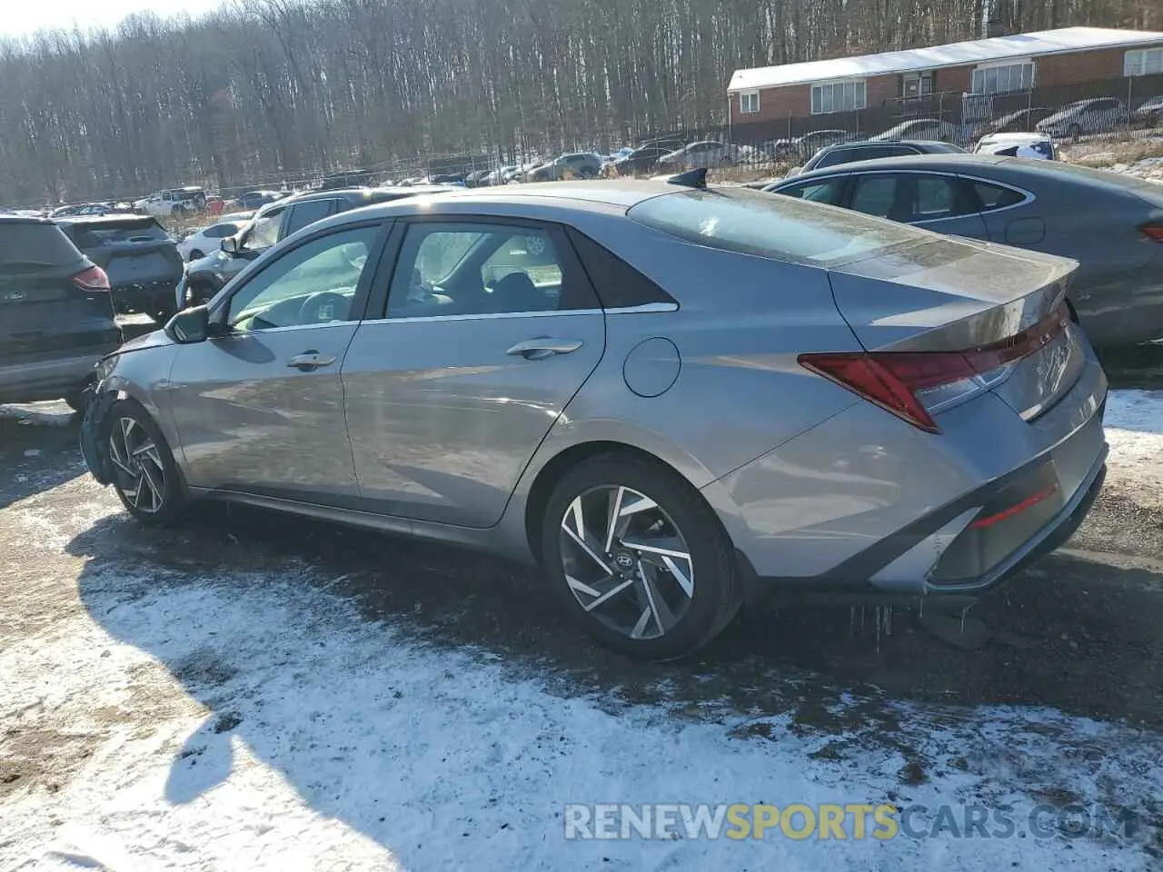 2 fotografías del automóvil dañado KMHLS4DG7RU749093 HYUNDAI ELANTRA 2024