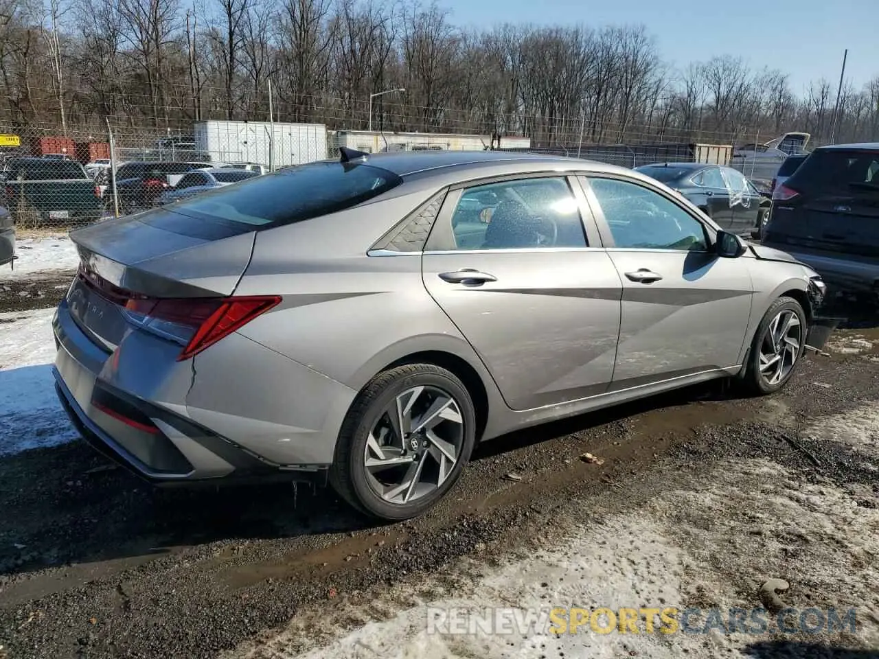 3 fotografías del automóvil dañado KMHLS4DG7RU749093 HYUNDAI ELANTRA 2024