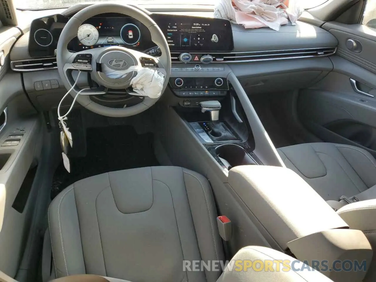 8 fotografías del automóvil dañado KMHLS4DG7RU749093 HYUNDAI ELANTRA 2024