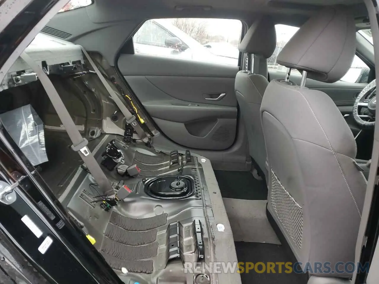 10 fotografías del automóvil dañado KMHLS4DG7RU778853 HYUNDAI ELANTRA 2024