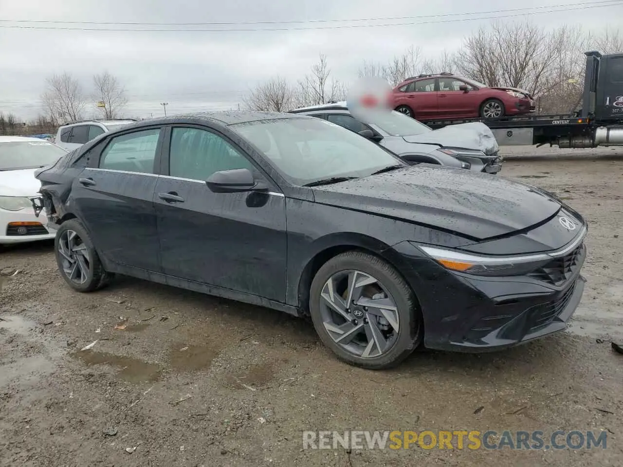 4 fotografías del automóvil dañado KMHLS4DG7RU778853 HYUNDAI ELANTRA 2024