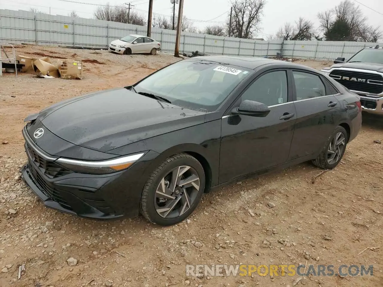 1 fotografías del automóvil dañado KMHLS4DG7RU818395 HYUNDAI ELANTRA 2024