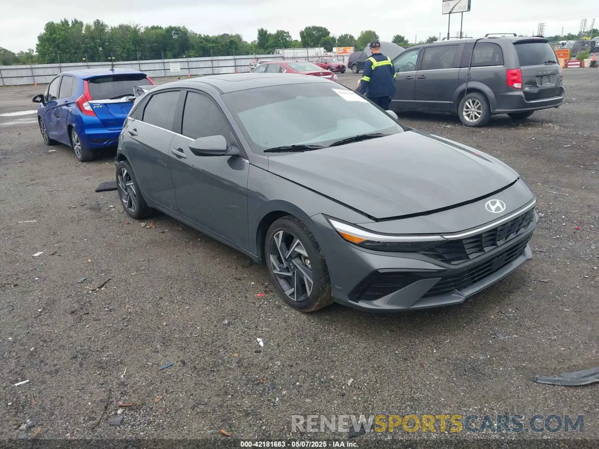1 fotografías del automóvil dañado KMHLS4DG7RU822284 HYUNDAI ELANTRA 2024