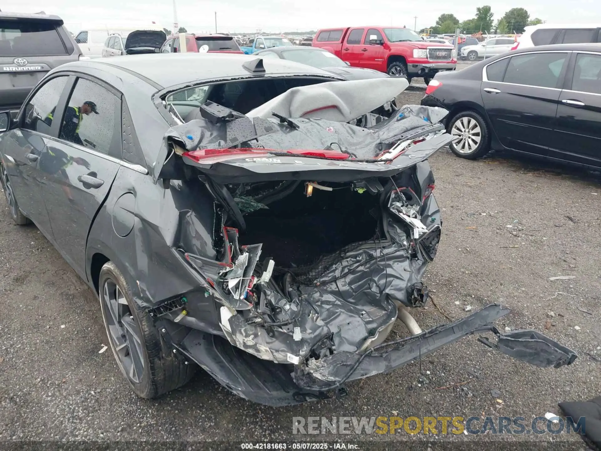 6 fotografías del automóvil dañado KMHLS4DG7RU822284 HYUNDAI ELANTRA 2024