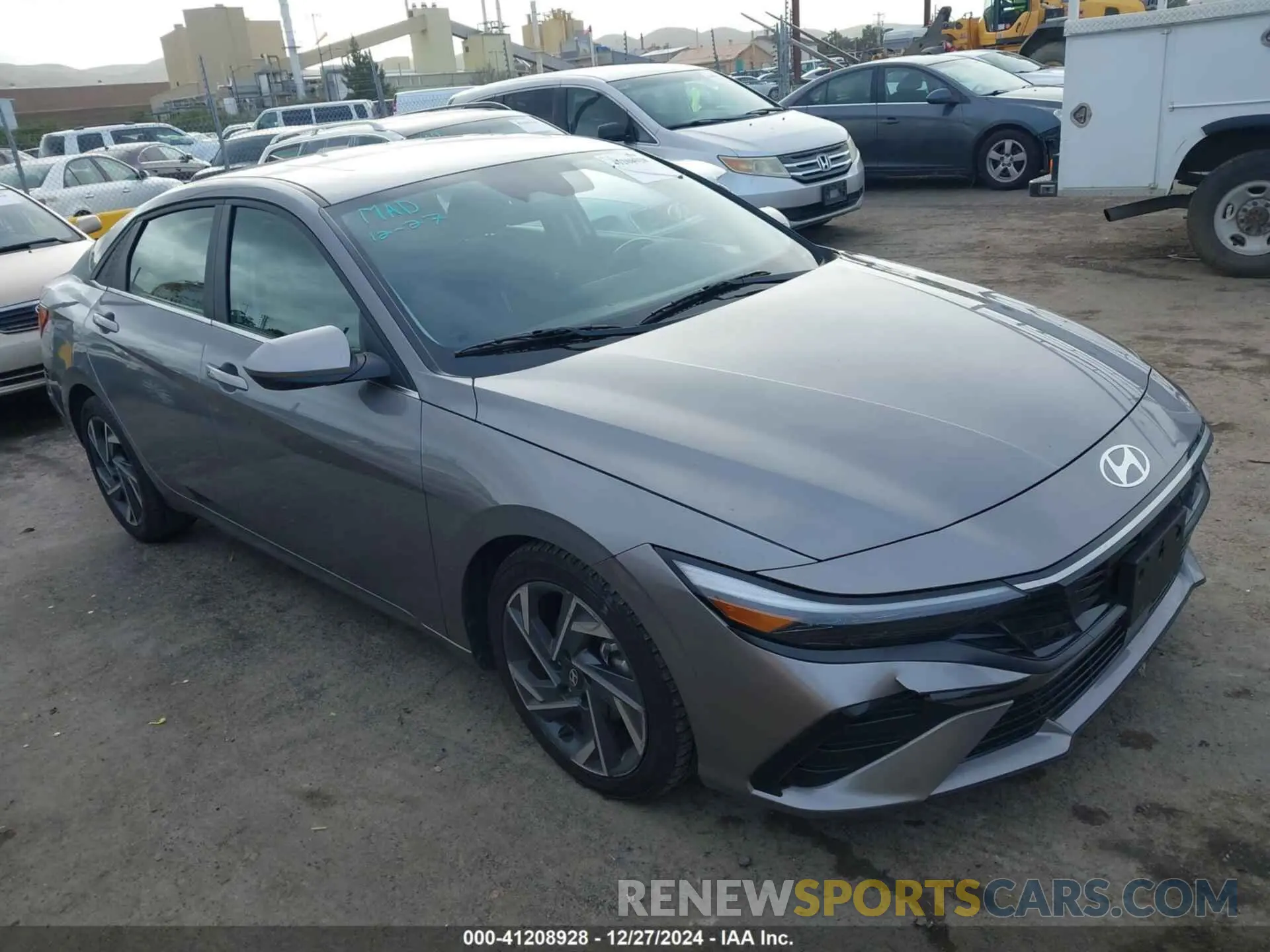 1 fotografías del automóvil dañado KMHLS4DG8RU673139 HYUNDAI ELANTRA 2024