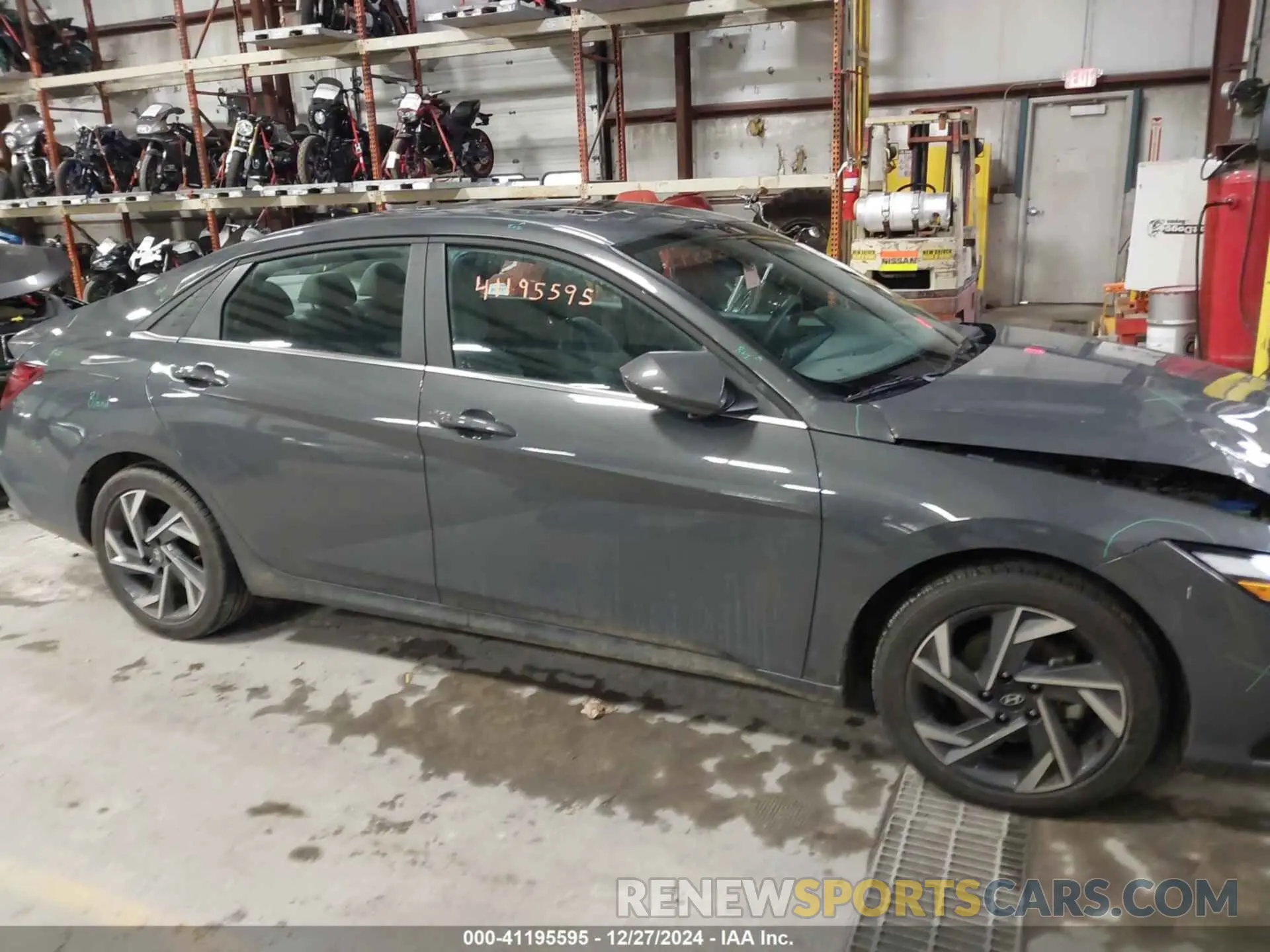 13 fotografías del automóvil dañado KMHLS4DG9RU646371 HYUNDAI ELANTRA 2024