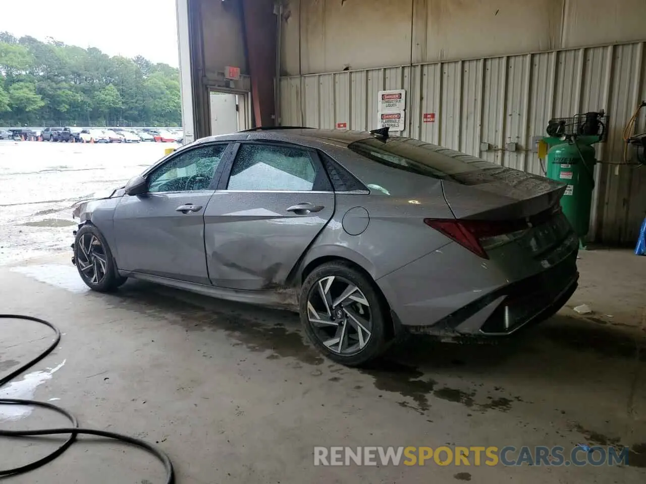 2 fotografías del automóvil dañado KMHLS4DG9RU766669 HYUNDAI ELANTRA 2024