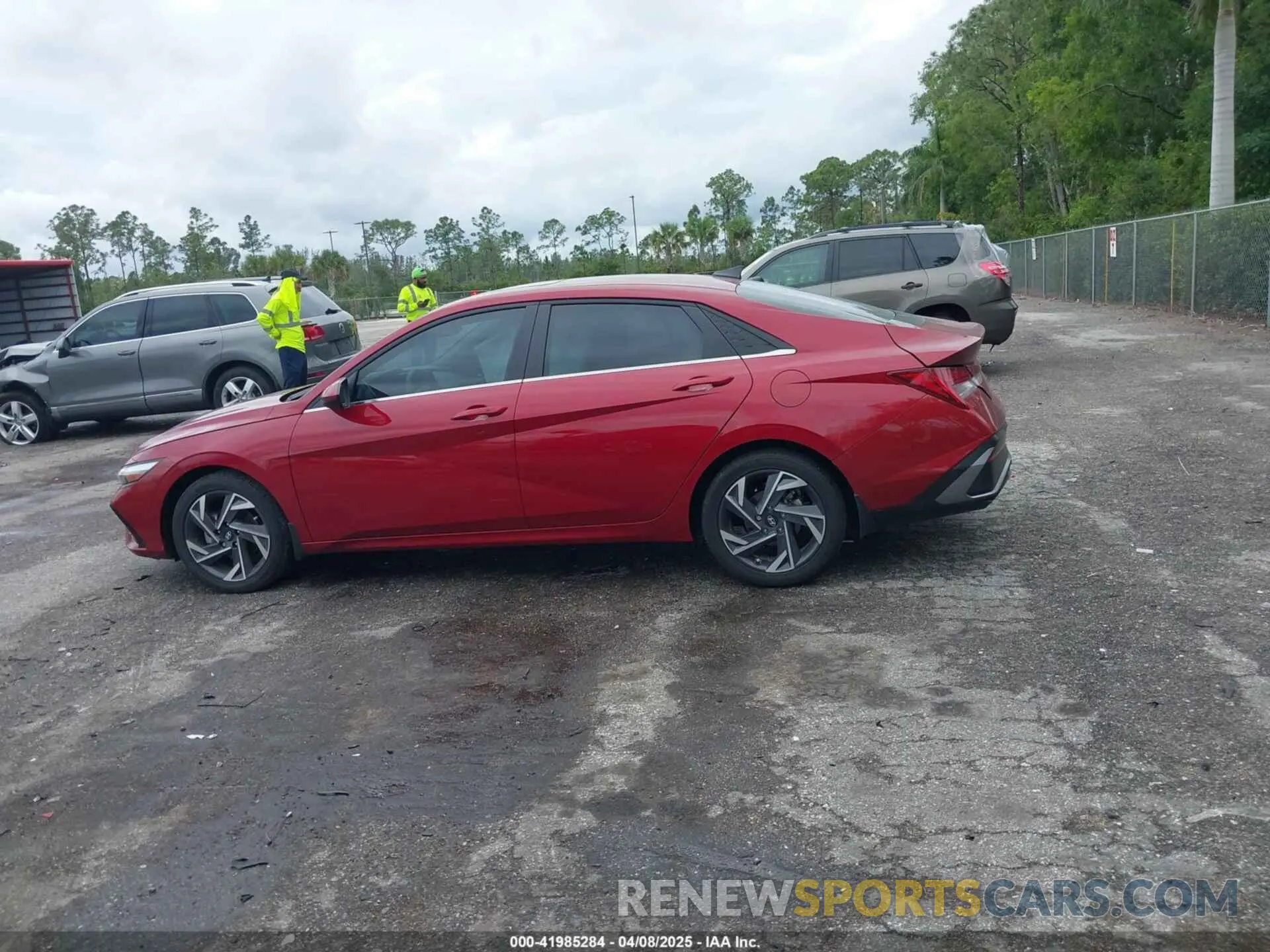 14 fotografías del automóvil dañado KMHLS4DG9RU805955 HYUNDAI ELANTRA 2024