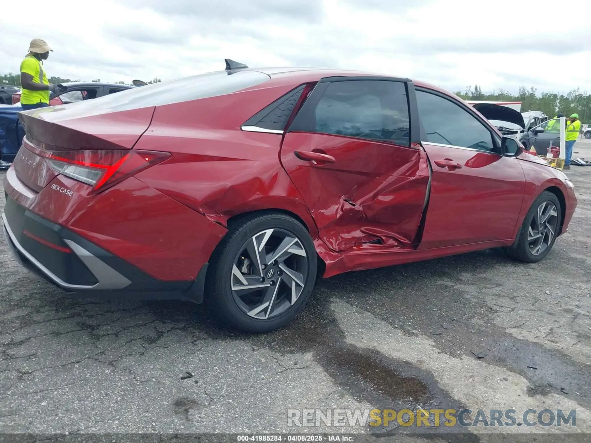 6 fotografías del automóvil dañado KMHLS4DG9RU805955 HYUNDAI ELANTRA 2024