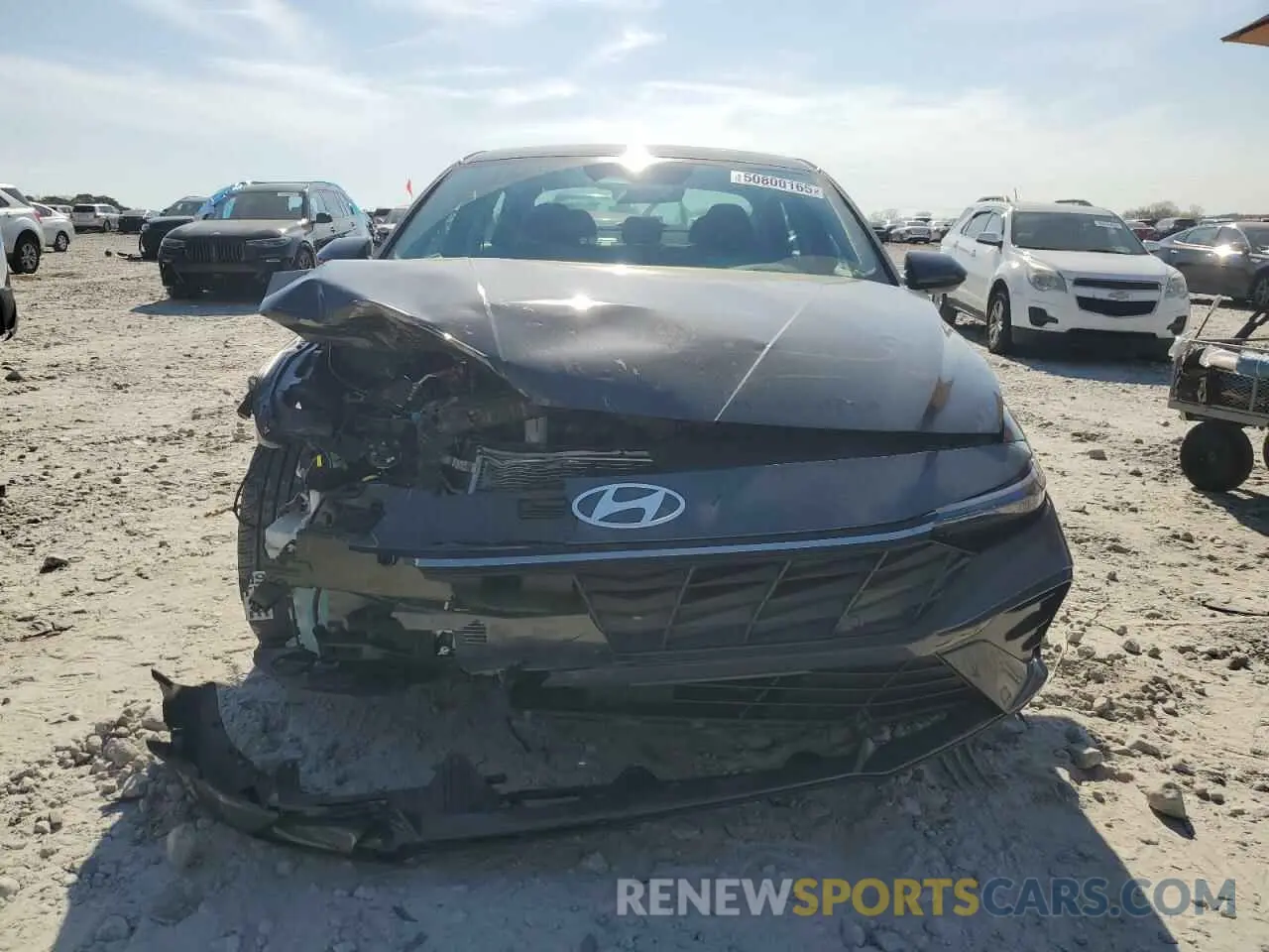 5 fotografías del automóvil dañado KMHLS4DGXRU688208 HYUNDAI ELANTRA 2024