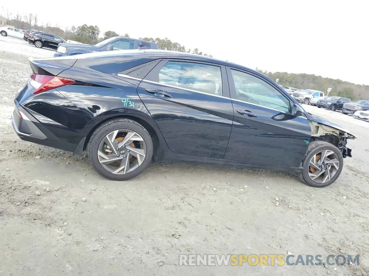 3 fotografías del automóvil dañado KMHLS4DGXRU707971 HYUNDAI ELANTRA 2024