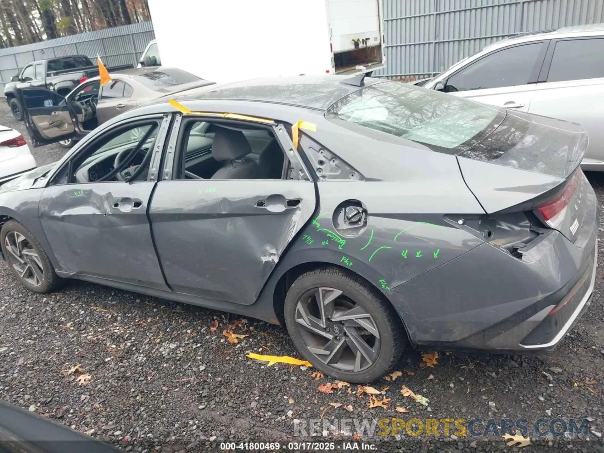 14 fotografías del automóvil dañado KMHLS4DGXRU809075 HYUNDAI ELANTRA 2024