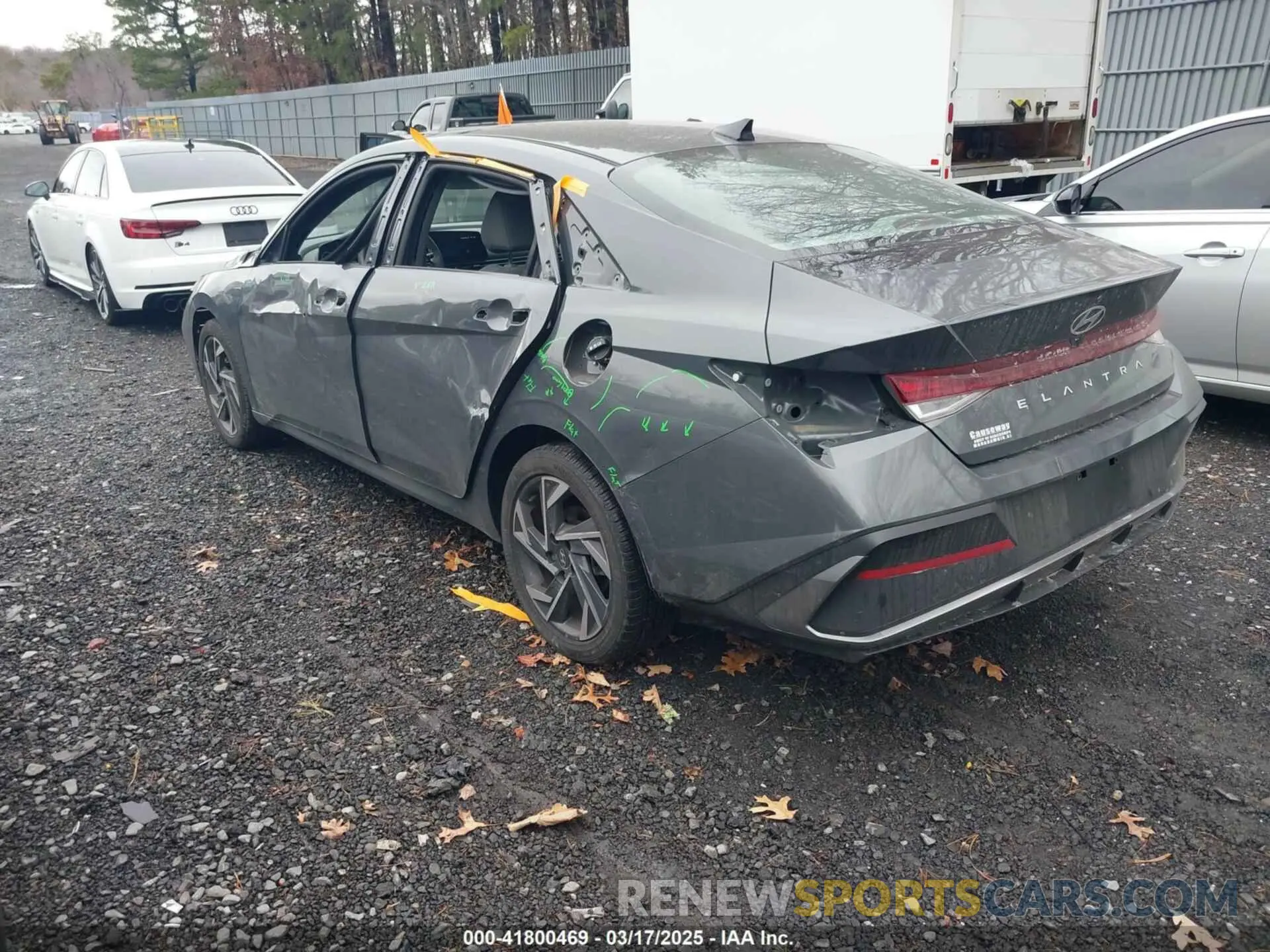 3 fotografías del automóvil dañado KMHLS4DGXRU809075 HYUNDAI ELANTRA 2024