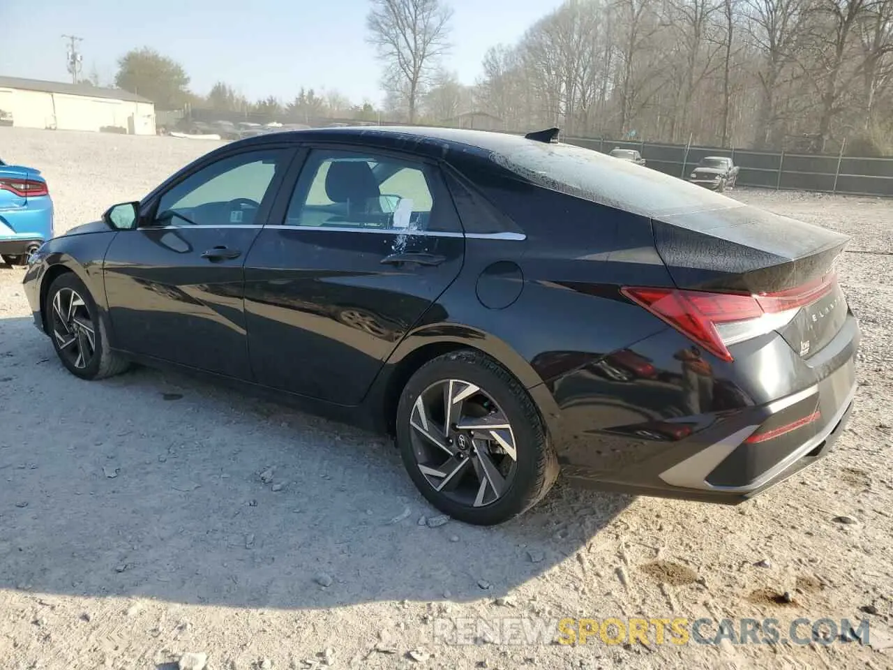 2 fotografías del automóvil dañado KMHLS4DGXRU831030 HYUNDAI ELANTRA 2024