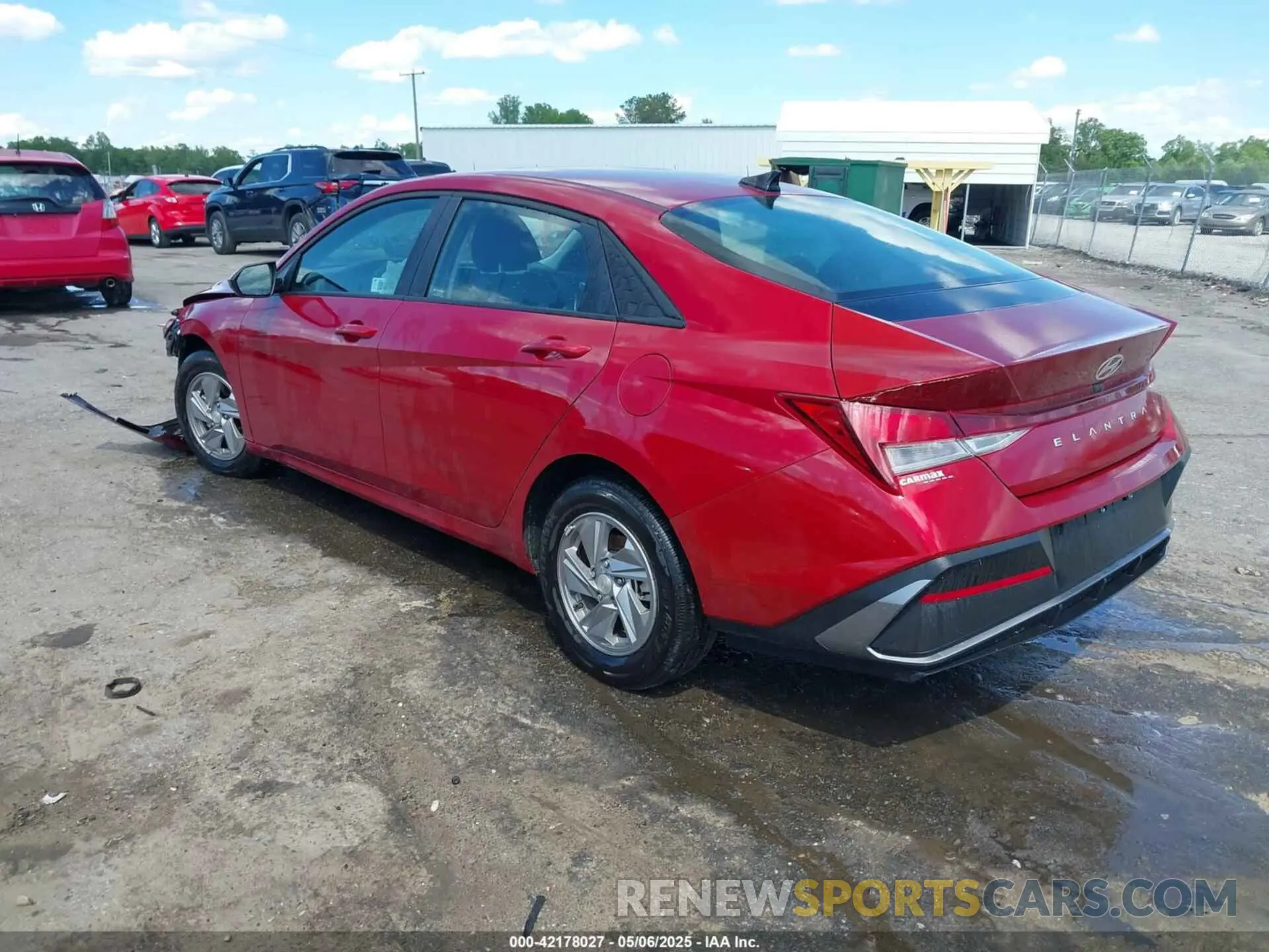 3 fotografías del automóvil dañado KMHLL4DG0SU867716 HYUNDAI ELANTRA 2025