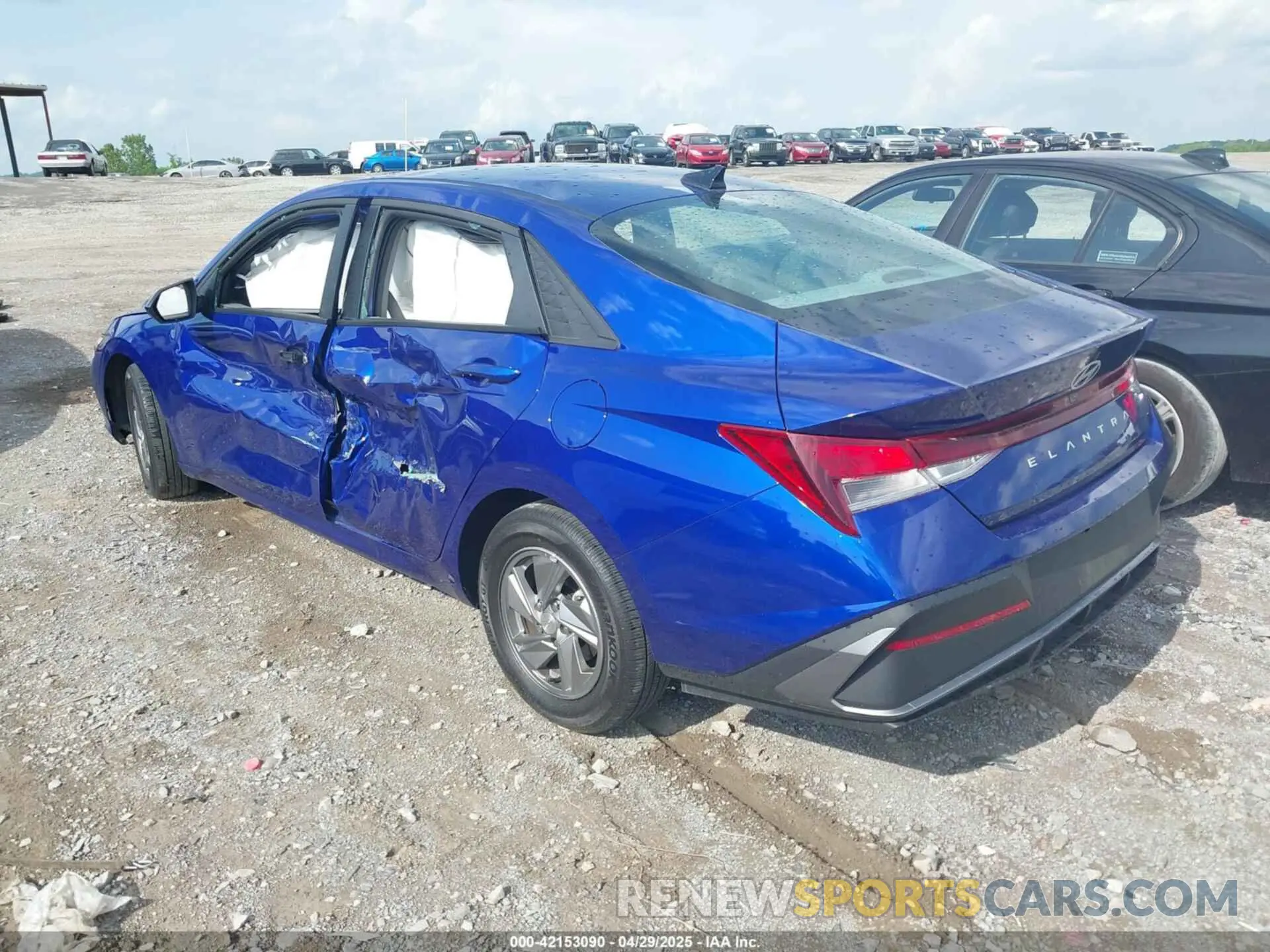 3 fotografías del automóvil dañado KMHLL4DG1SU859513 HYUNDAI ELANTRA 2025