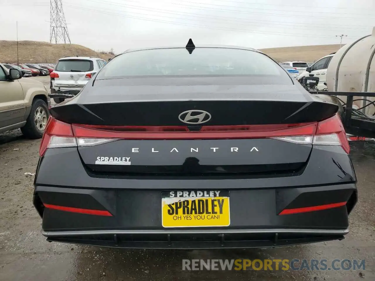 6 fotografías del automóvil dañado KMHLL4DG3SU888690 HYUNDAI ELANTRA 2025