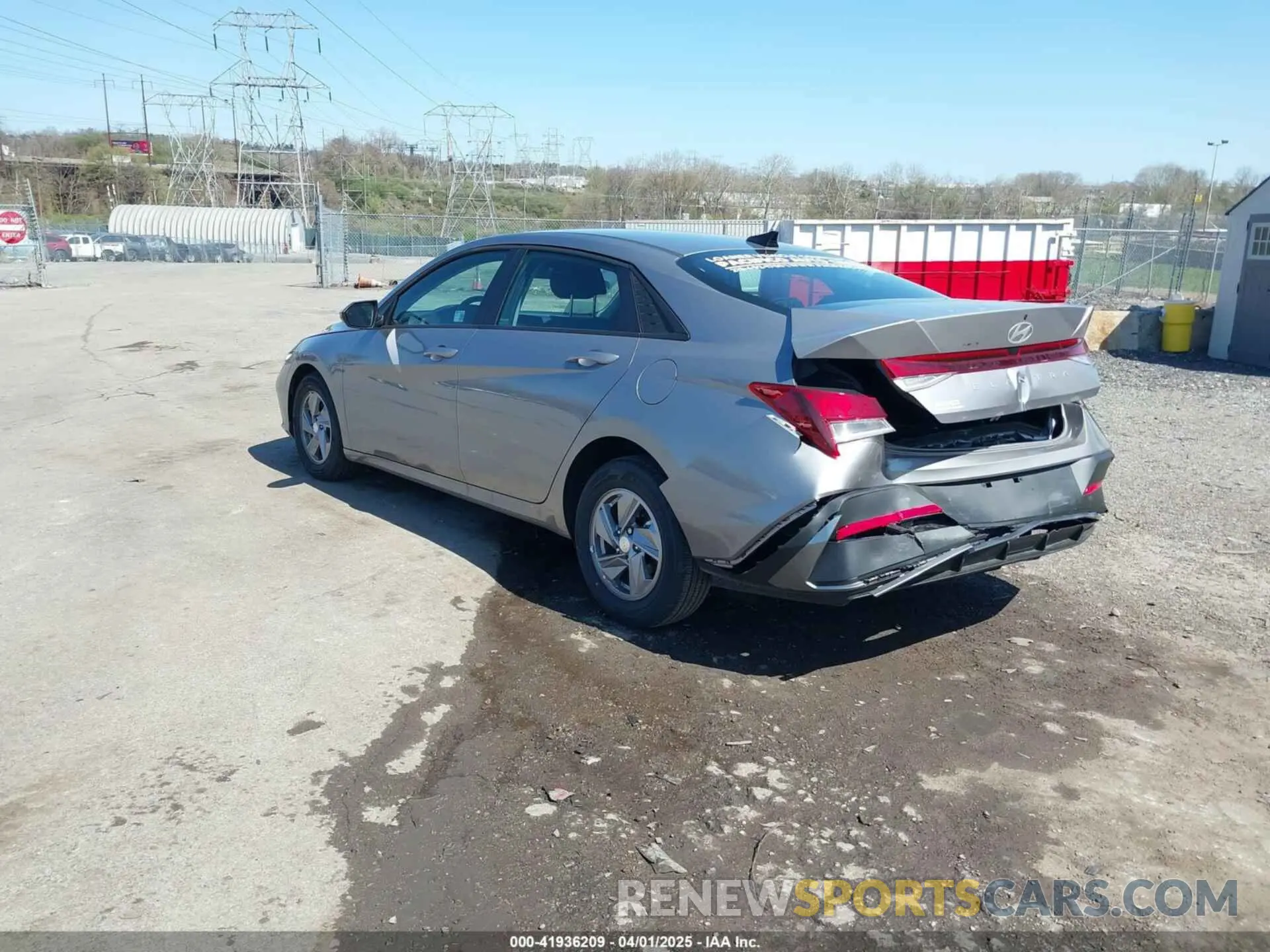 3 fotografías del automóvil dañado KMHLL4DG4SU897222 HYUNDAI ELANTRA 2025