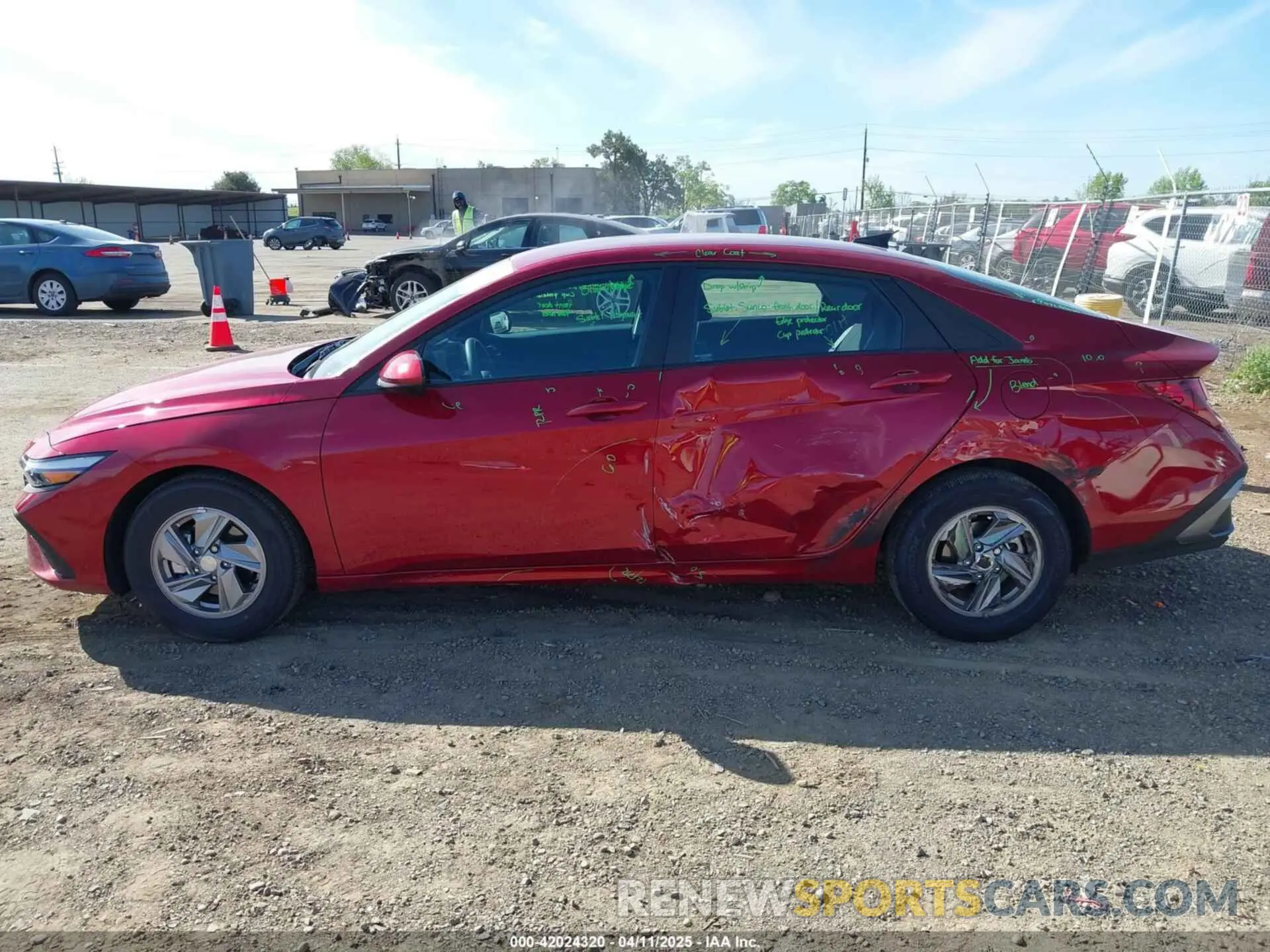 15 fotografías del automóvil dañado KMHLL4DG6SU864299 HYUNDAI ELANTRA 2025
