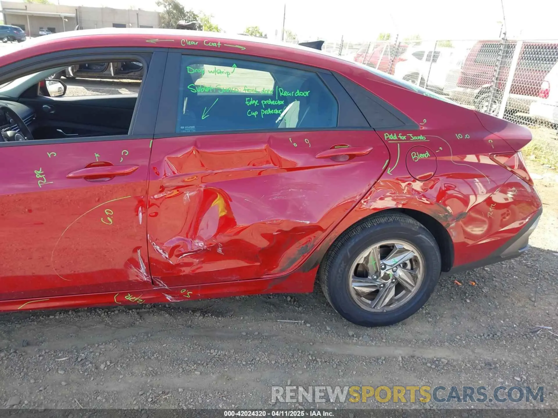 6 fotografías del automóvil dañado KMHLL4DG6SU864299 HYUNDAI ELANTRA 2025