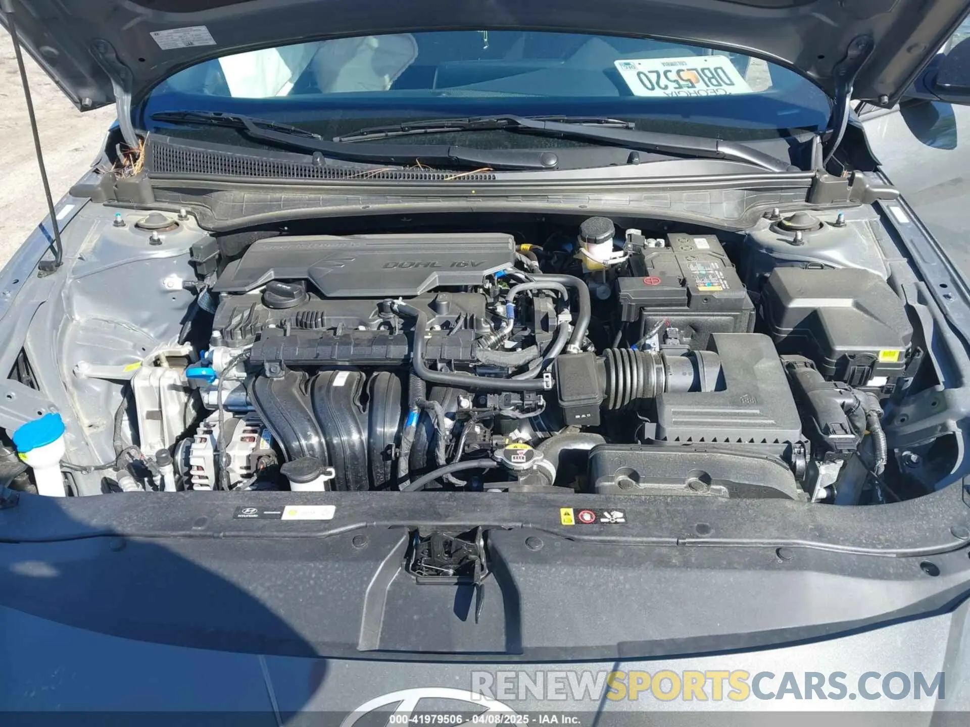 10 fotografías del automóvil dañado KMHLM4DG1SU872002 HYUNDAI ELANTRA 2025