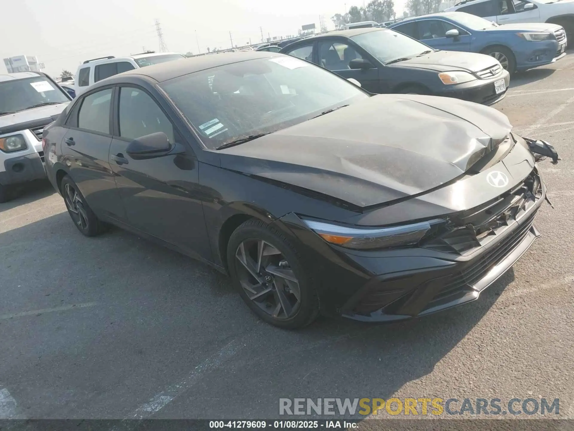 1 fotografías del automóvil dañado KMHLM4DG2SU874535 HYUNDAI ELANTRA 2025
