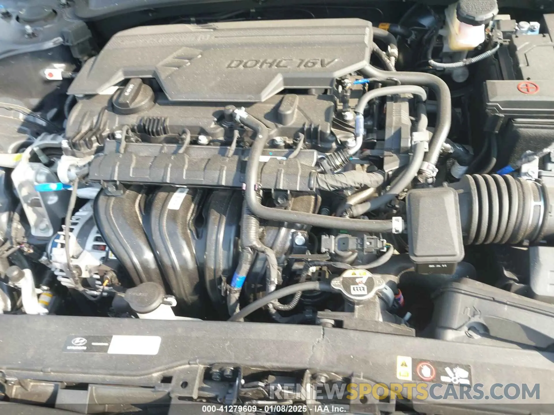 10 fotografías del automóvil dañado KMHLM4DG2SU874535 HYUNDAI ELANTRA 2025