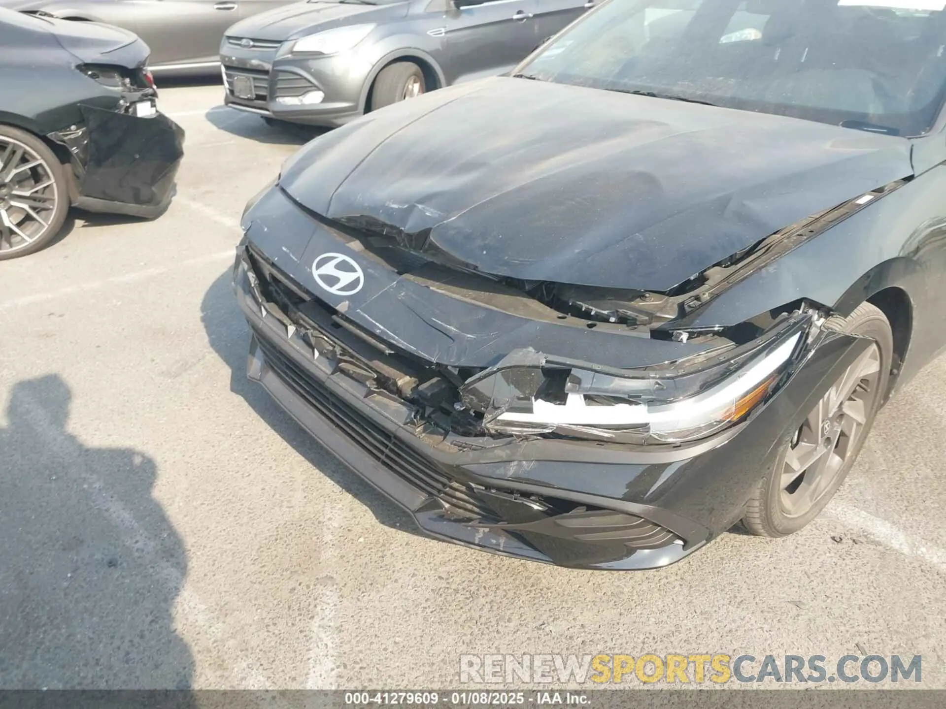 6 fotografías del automóvil dañado KMHLM4DG2SU874535 HYUNDAI ELANTRA 2025