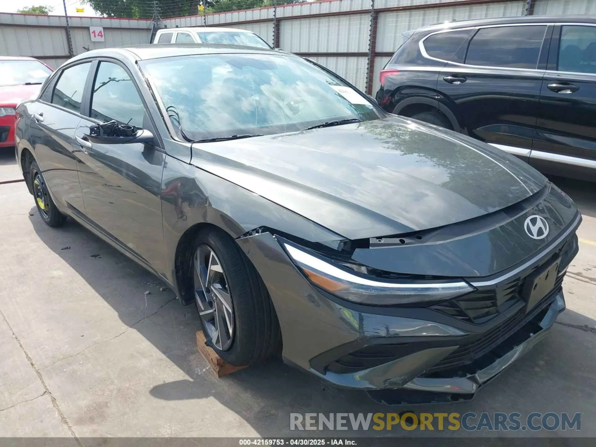 1 fotografías del automóvil dañado KMHLM4DG2SU878097 HYUNDAI ELANTRA 2025
