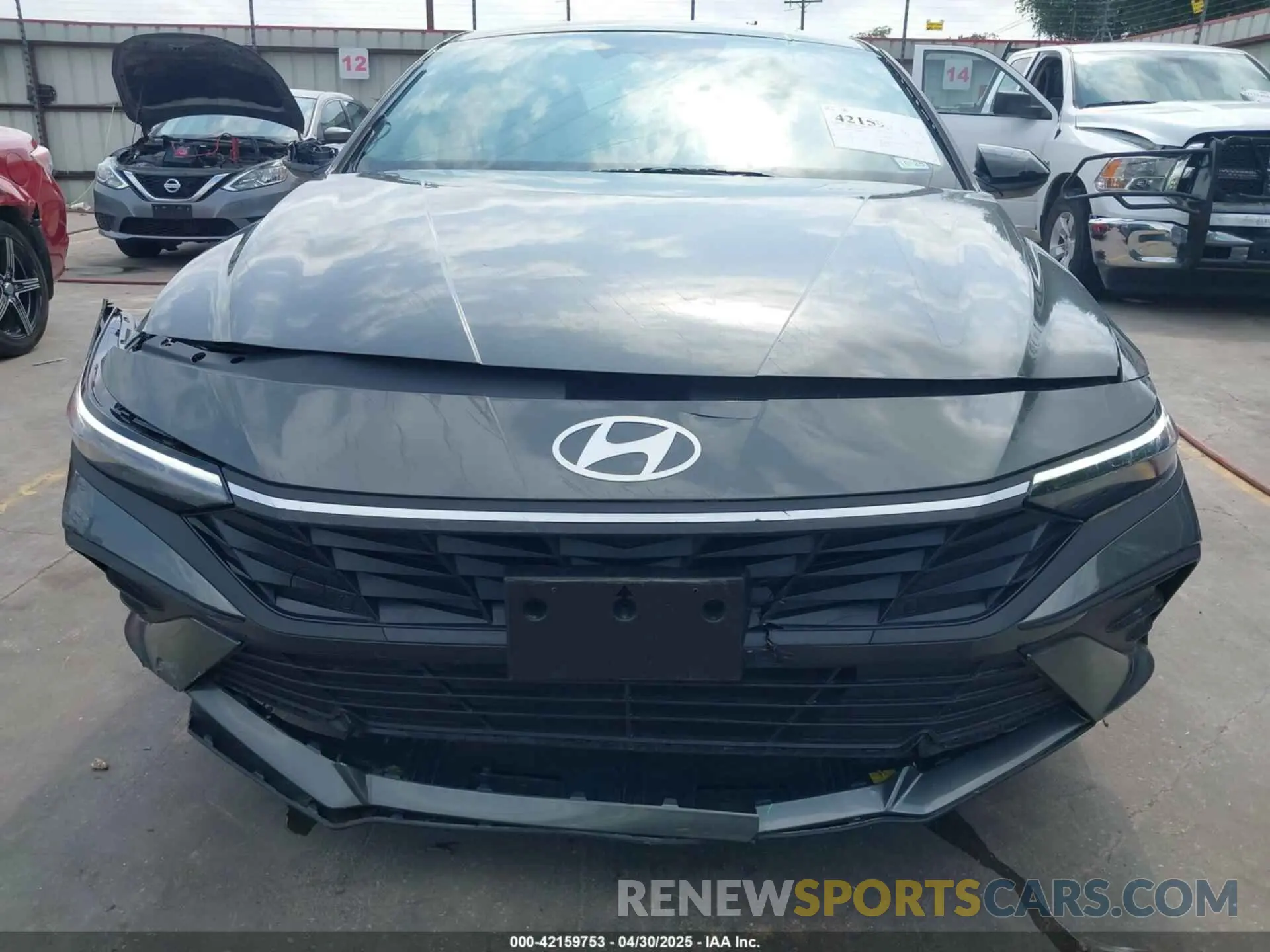 6 fotografías del automóvil dañado KMHLM4DG2SU878097 HYUNDAI ELANTRA 2025
