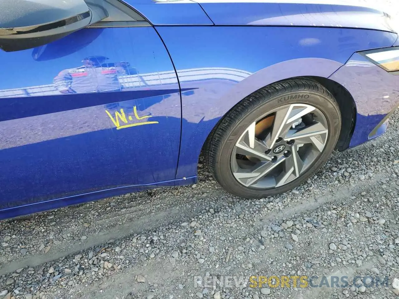 12 fotografías del automóvil dañado KMHLM4DG2SU901961 HYUNDAI ELANTRA 2025