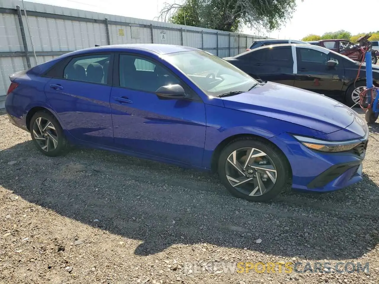 4 fotografías del automóvil dañado KMHLM4DG2SU901961 HYUNDAI ELANTRA 2025