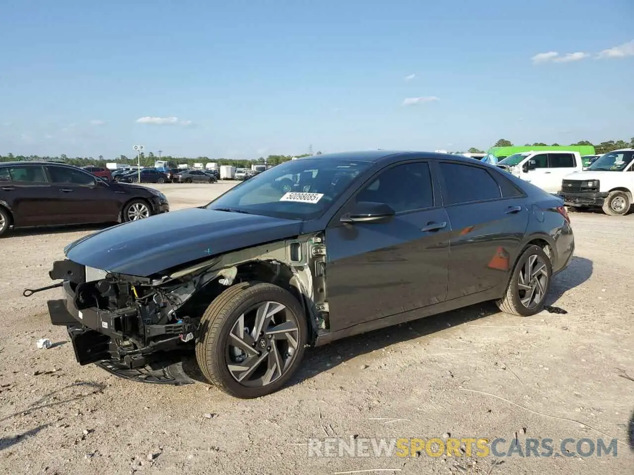 1 fotografías del automóvil dañado KMHLM4DG2SU923636 HYUNDAI ELANTRA 2025