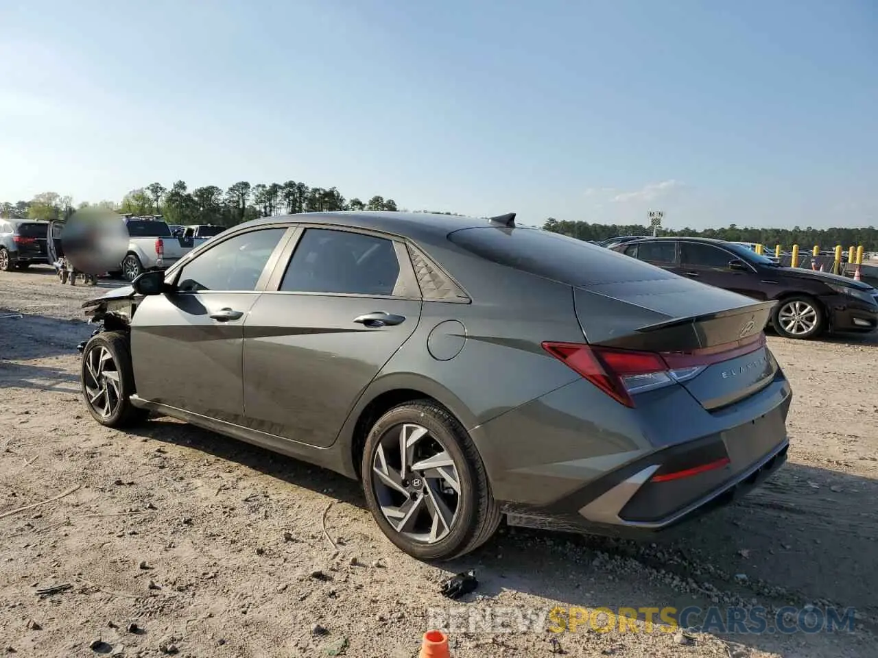 2 fotografías del automóvil dañado KMHLM4DG2SU923636 HYUNDAI ELANTRA 2025