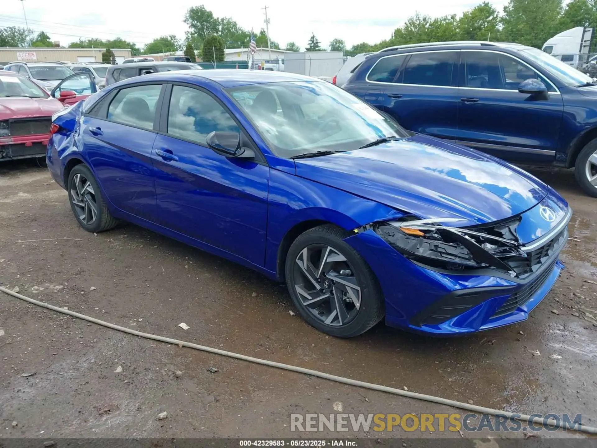 1 fotografías del automóvil dañado KMHLM4DG4SU001949 HYUNDAI ELANTRA 2025