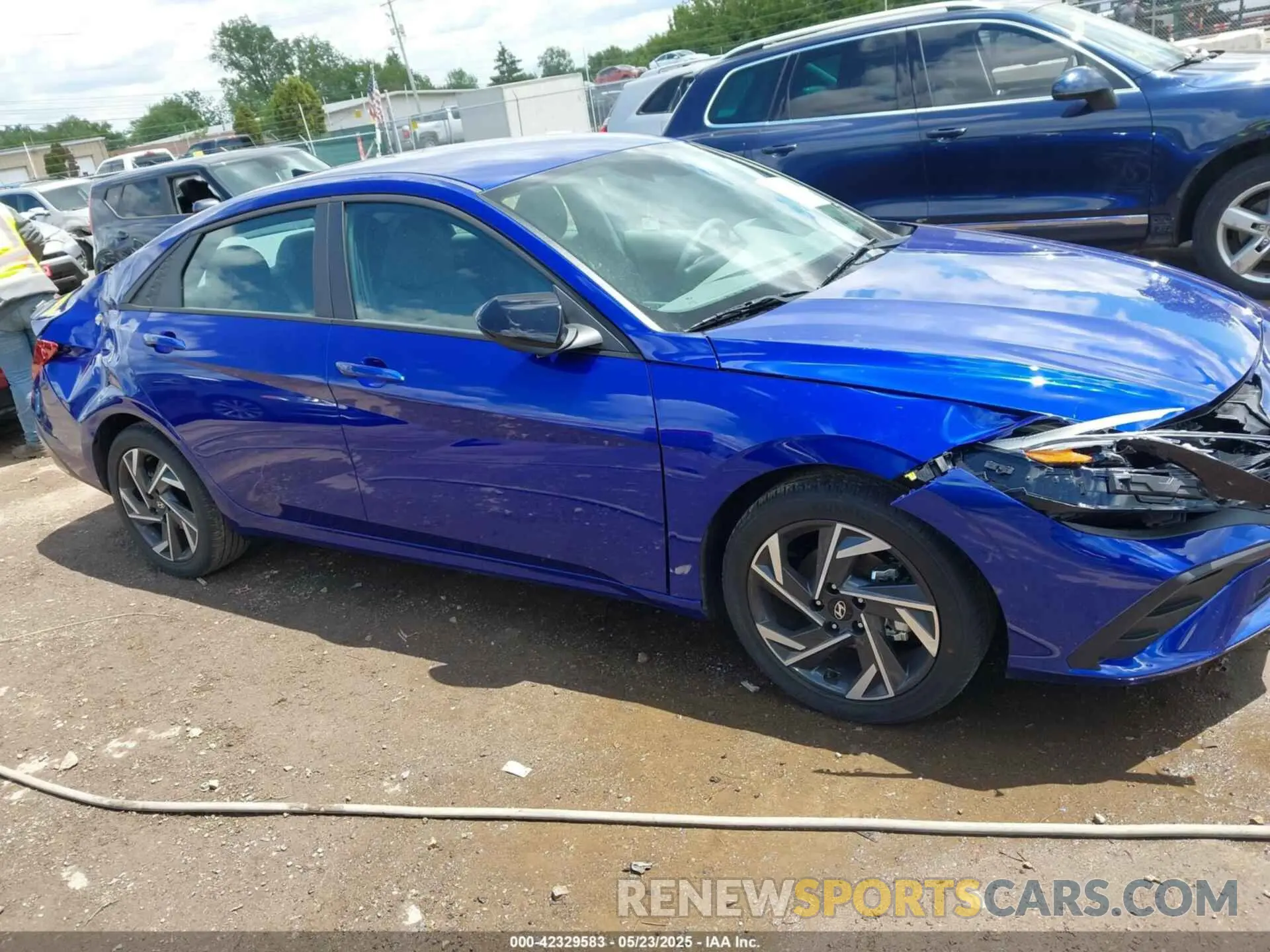 6 fotografías del automóvil dañado KMHLM4DG4SU001949 HYUNDAI ELANTRA 2025