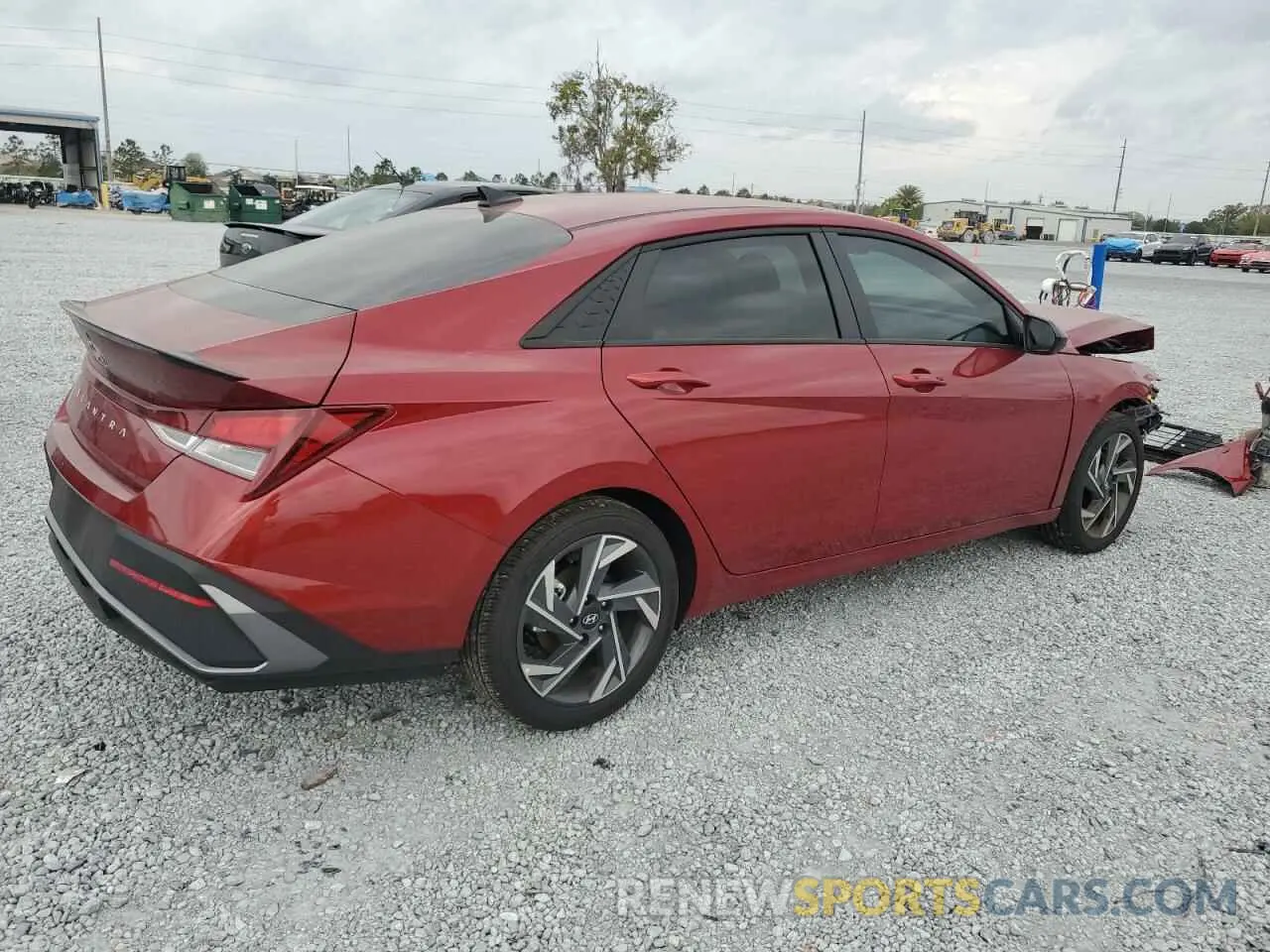 3 fotografías del automóvil dañado KMHLM4DG5SU896982 HYUNDAI ELANTRA 2025