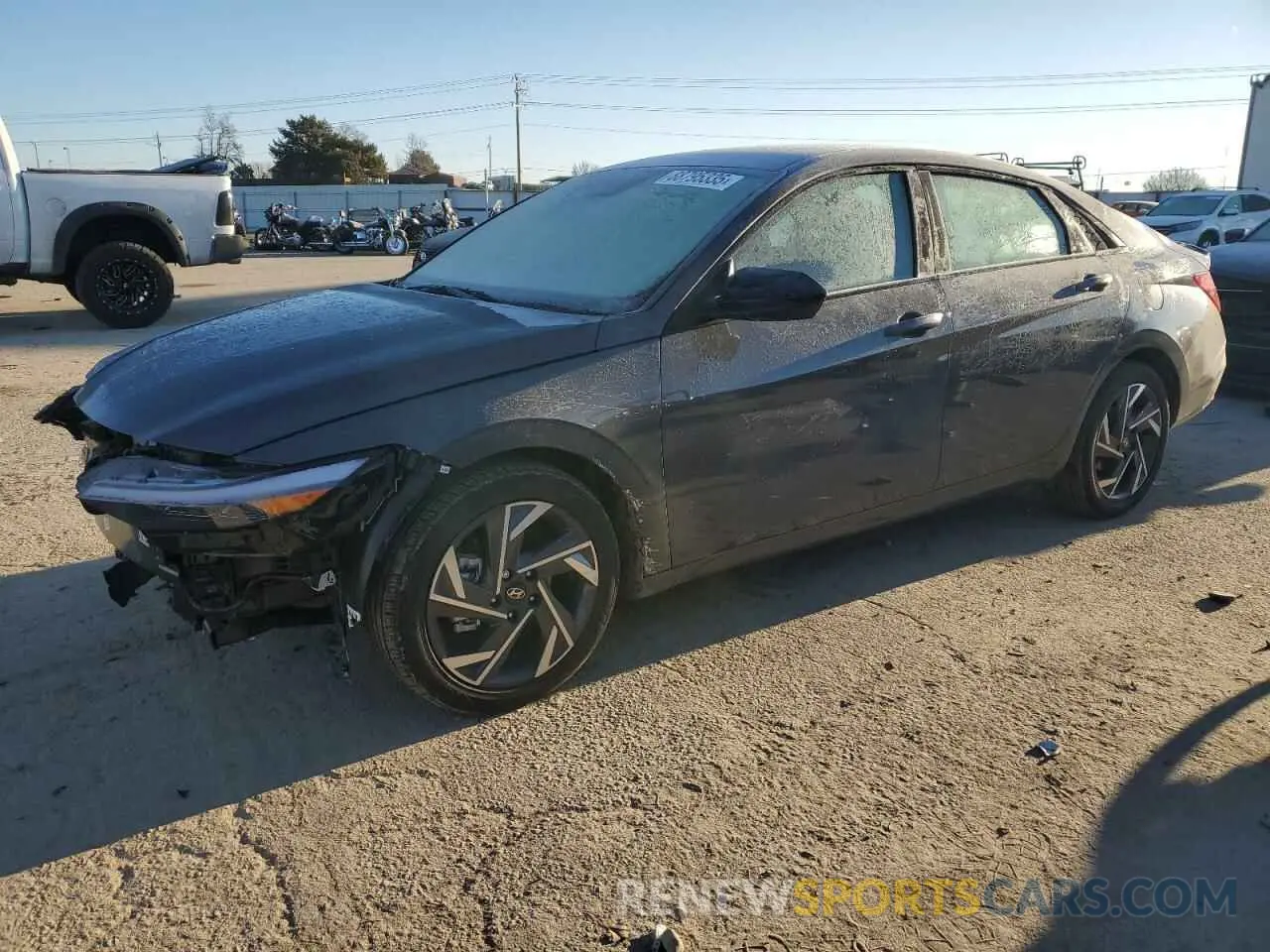 1 fotografías del automóvil dañado KMHLM4DG6SU877745 HYUNDAI ELANTRA 2025