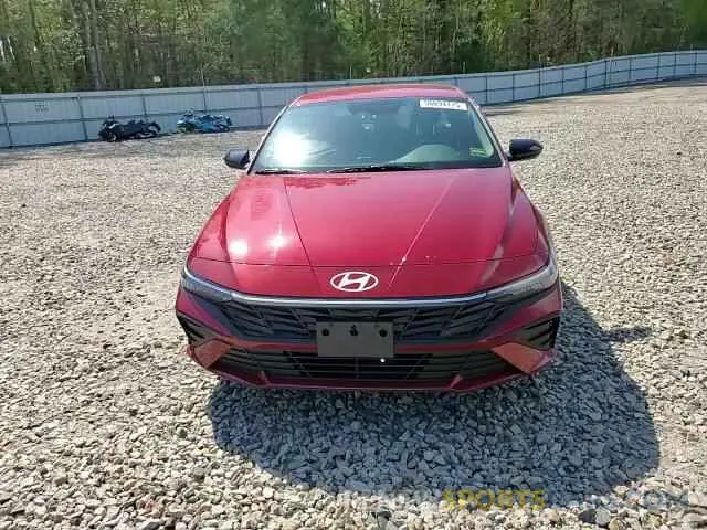 13 fotografías del automóvil dañado KMHLM4DG6SU936471 HYUNDAI ELANTRA 2025