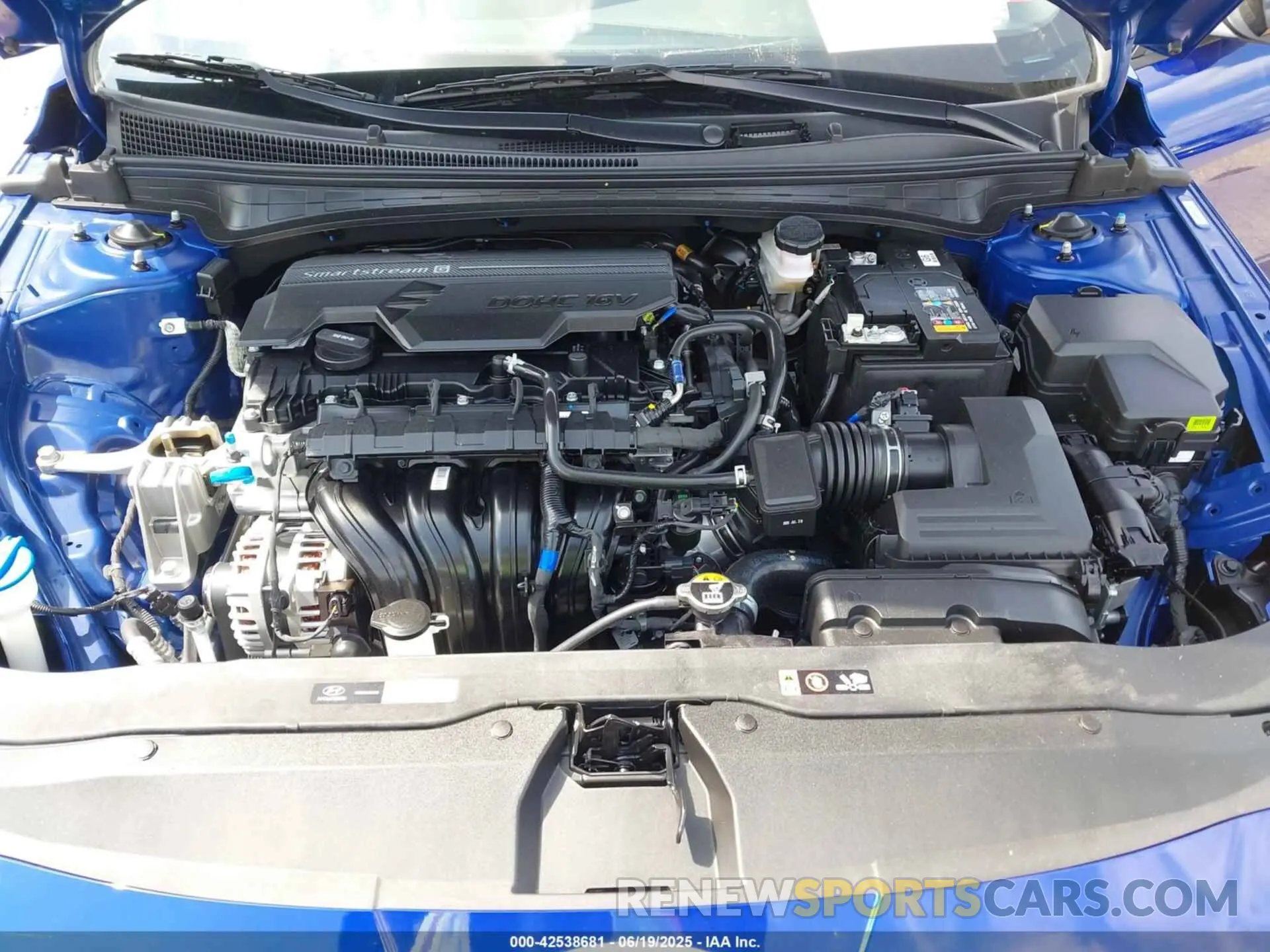 10 fotografías del automóvil dañado KMHLM4DG6SU998632 HYUNDAI ELANTRA 2025